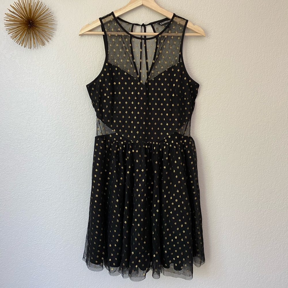 *Gold Dot Express Dress